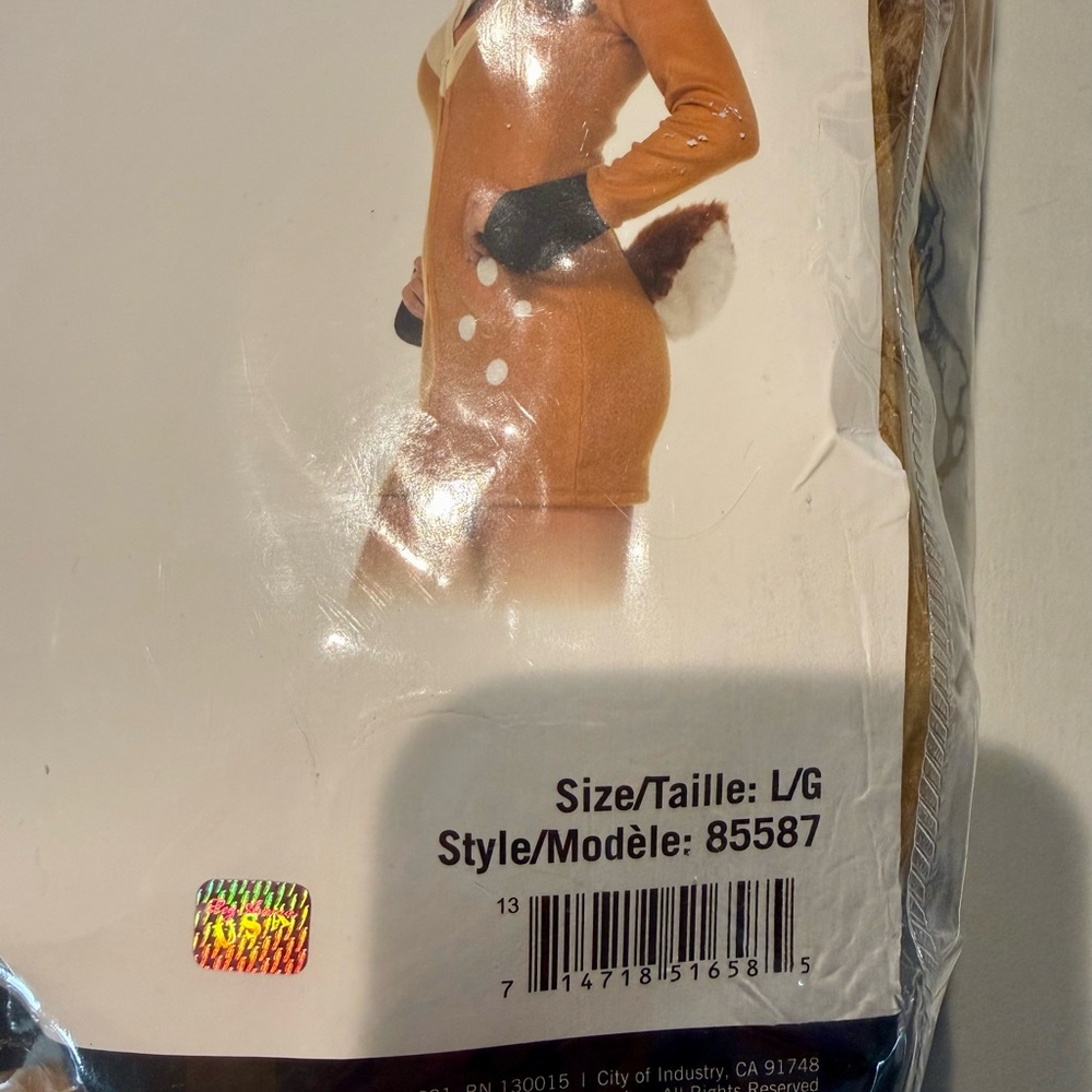Leg Avenue Women's Cozy Reindeer/Fawn Costume - Picture 7 of 8